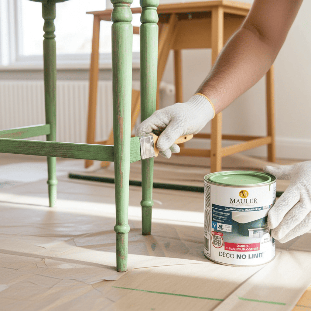 peinture meuble bois relooking deco no limit mauler illustration